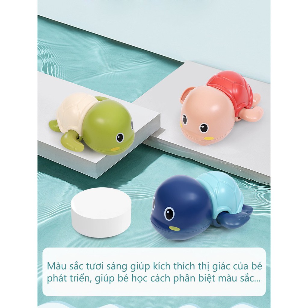 Combo 3 Đồ Chơi Rùa Bơi Cho Bé ( Màu Sắc Ngẫu Nhiên )