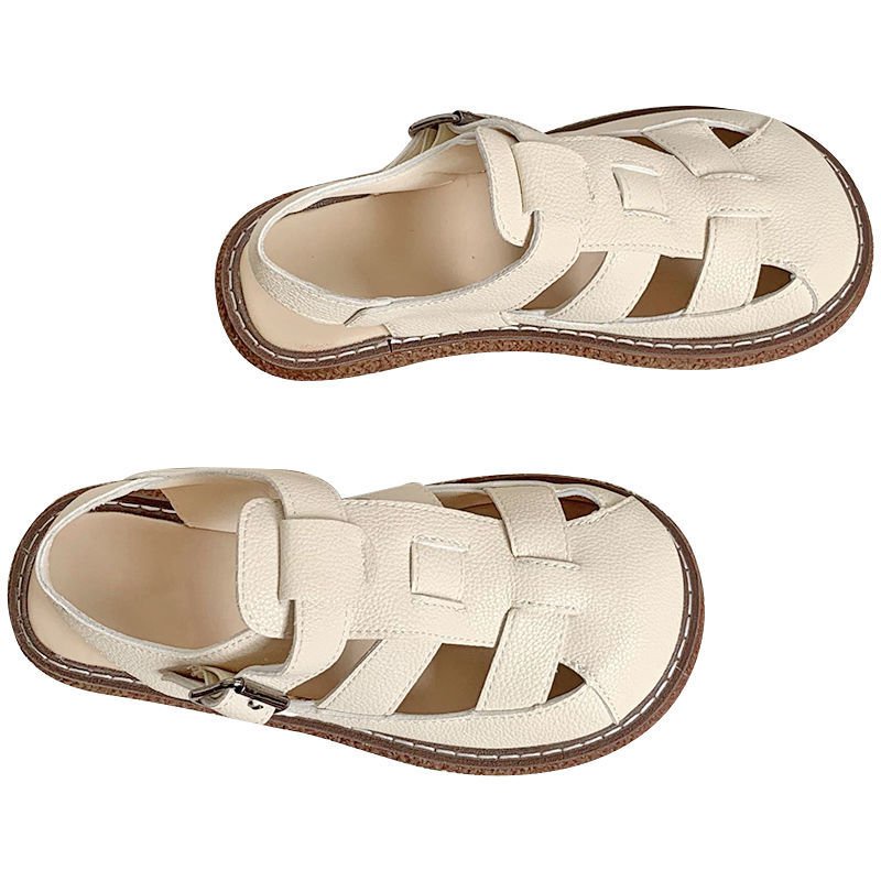 Giày Sandal Đế Dày Tăng Chiều Cao Hở Ngón Phong Cách Mori Nhật Bản Thời Trang Mùa Hè Cho Nữ