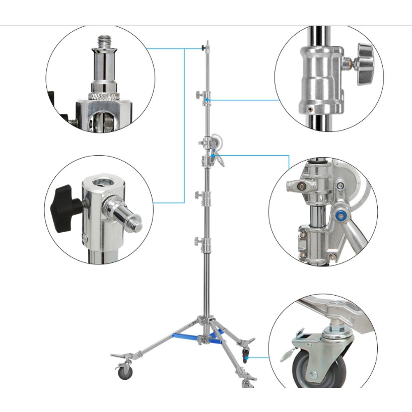 Jinbei M6 2in1 Steel Boom Chân đèn chuyên nghiệp