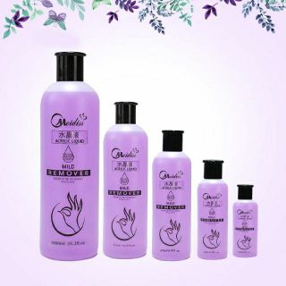 Dung dịch đắp bột chai 1 lít trắng và tím chuyên dùng cho đắp hoa bột