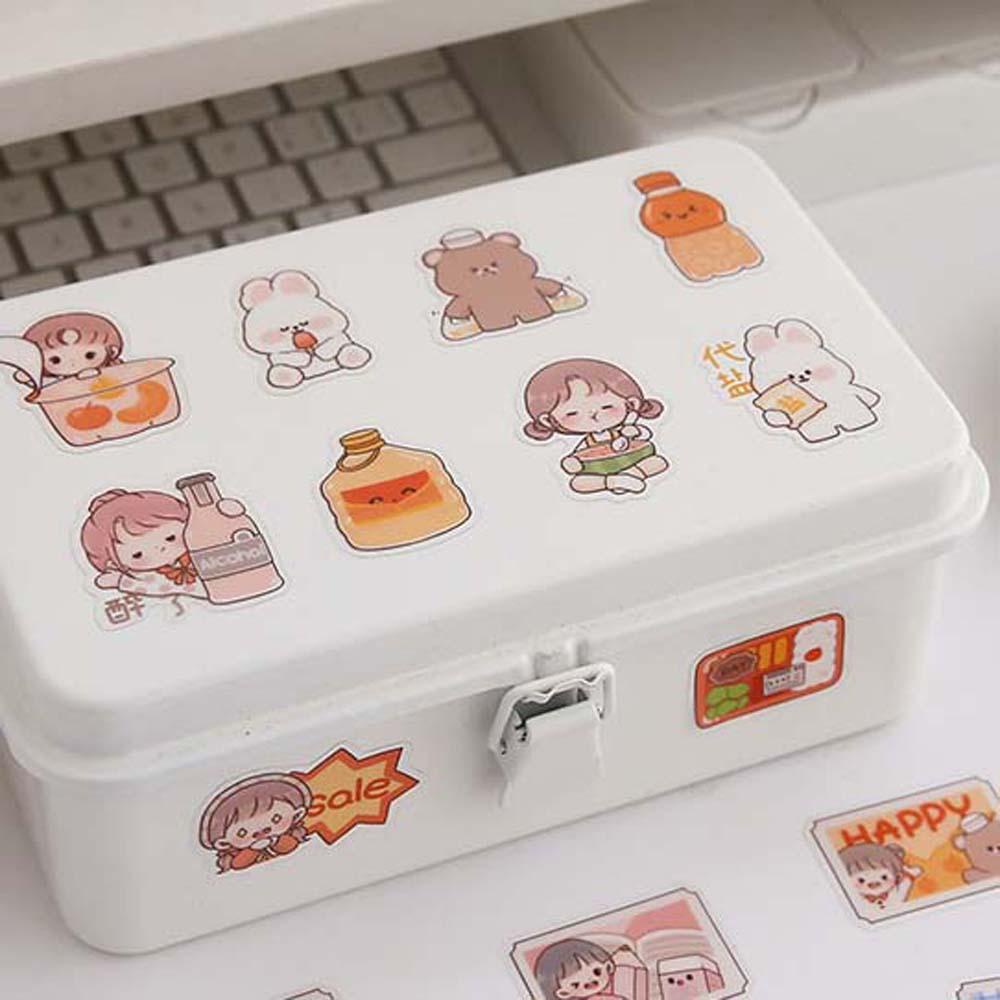 Nhãn Dán PET Mini Dễ Thương Dùng Trang Trí Sổ Tay / Nhật Ký DIY