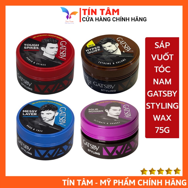 Sáp Vuốt Tóc Nam Tạo Kiểu Gatsby Styling Wax 75g