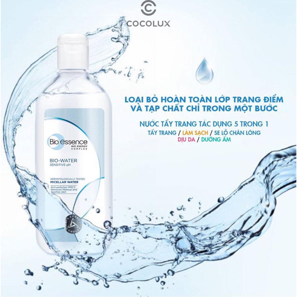 [CoCoLux] Nước tấy trang Bio Essence water +VAT