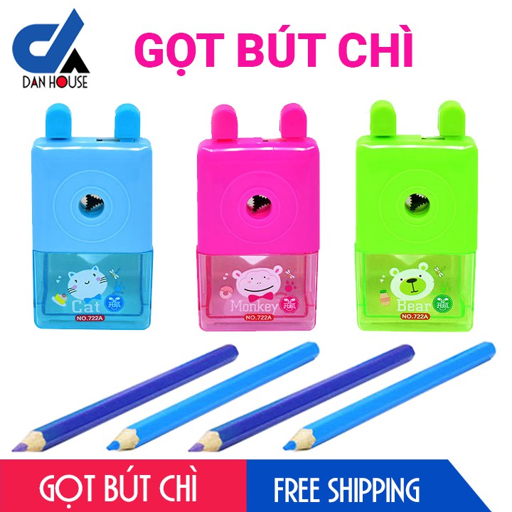 Gọt bút chì quay tay ngộ nghĩnh - Shop Dan House