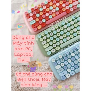 Bộ bàn phím và chuột không dây giả cơ MoFii Candy S - Dùng cho PC, máy tính bàn, laptop, tivi, điện thoại, iPad, iPhone