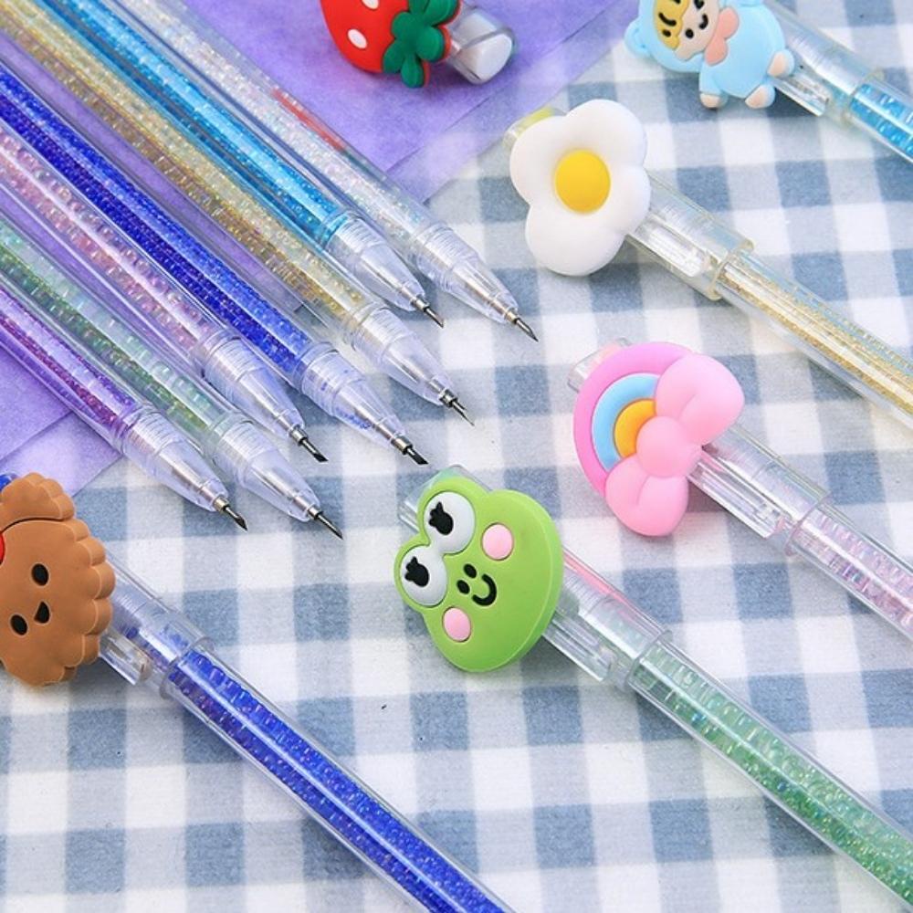 Dao cắt chạm khắc sticker dạng bút có nắp mẫu hạt lấp lánh Pison dụng cụ cắt băng keo washi nhỏ gọn