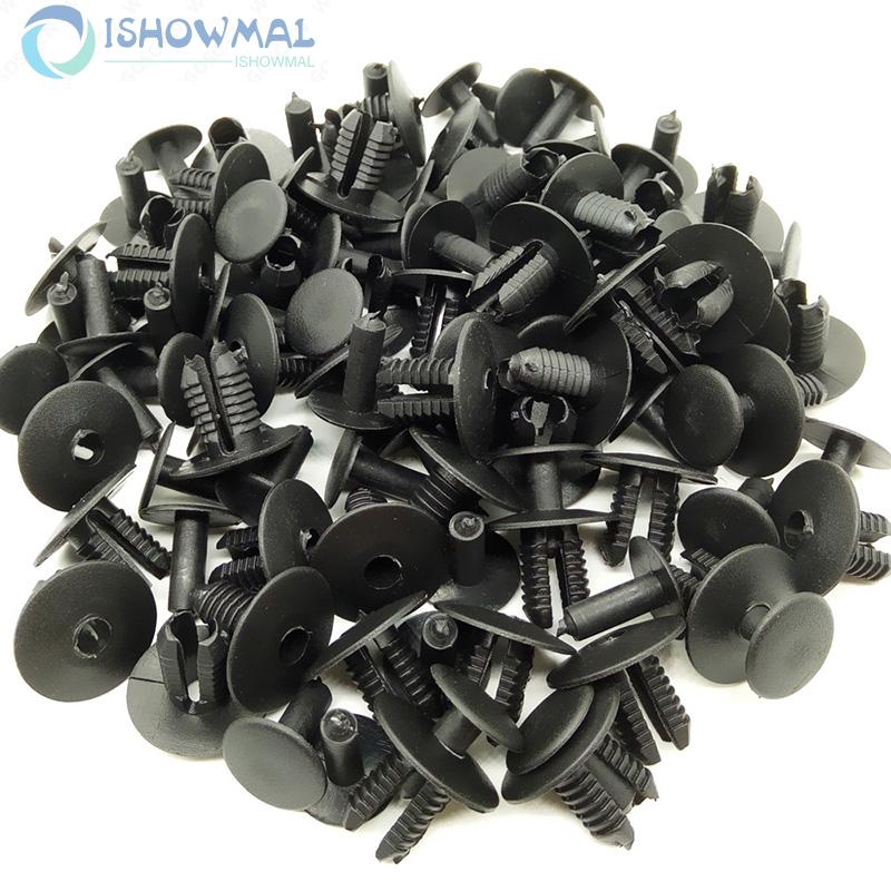 Set 50 Đinh Tán Nhựa 9mm Cho Xe Mercedes Benz Bmw