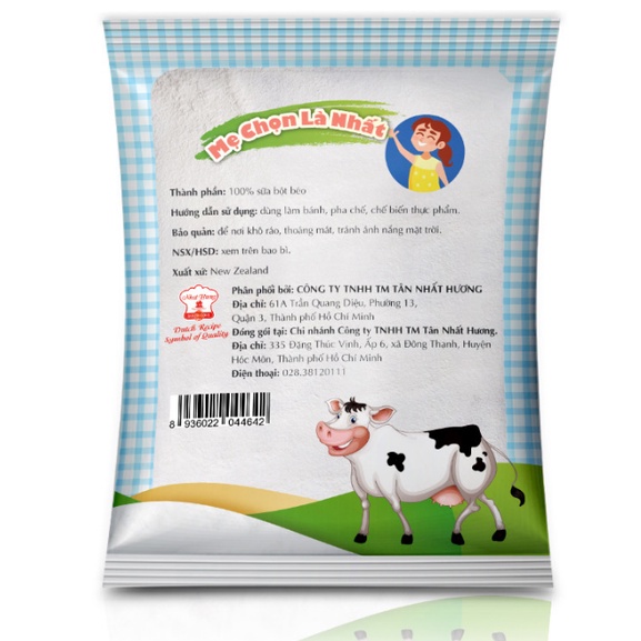 500GR BỘT SỮA BÉO PHA TRÀ SỮA HOẶC LÀM BÁNH Mama’s Choice