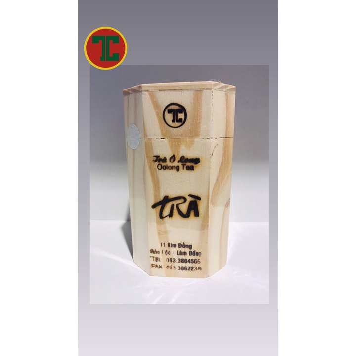 TRÀ OOLONG ( Ô LONG) HỘP GỖ TÂM CHÂU 100GR - TÂM CHÂU