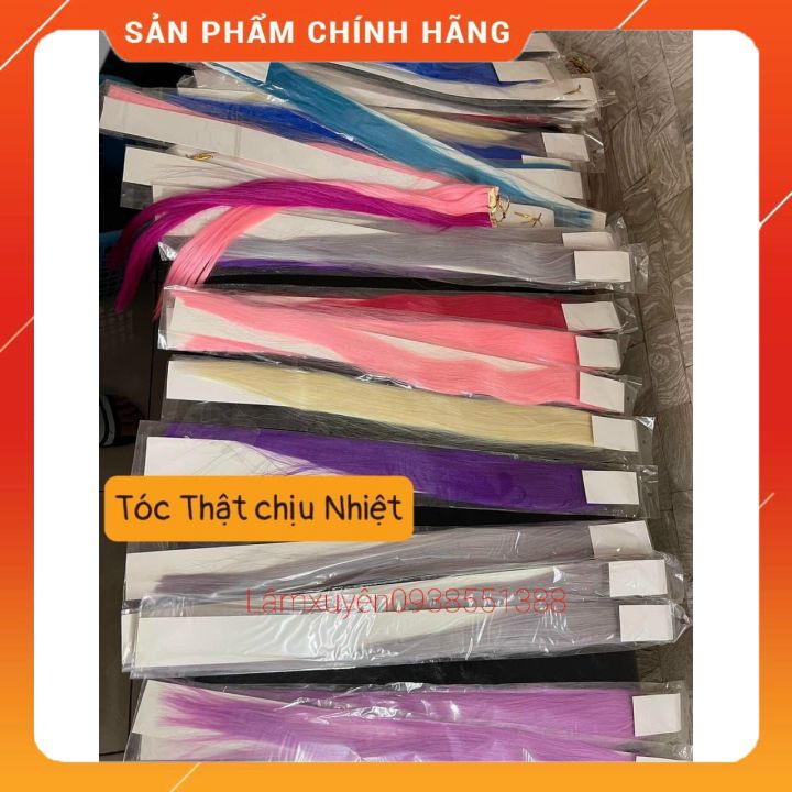 Tóc Nối Light Đầu Dính Tape Công Nghệ Mới Dễ Dùng Bán Theo Tép Tóc Thật 😍FREESHIP😍 Siêu bền siêu dai khó đứt chất lượng.