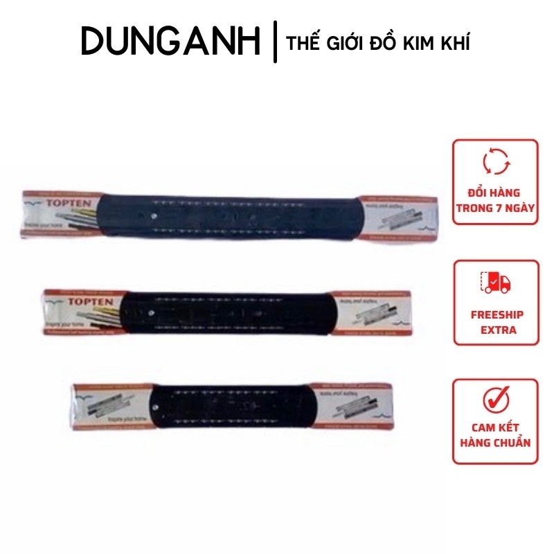 Ray bi 3 tầng Topten ray bi lắp hộc tủ ngăn kéo đủ size