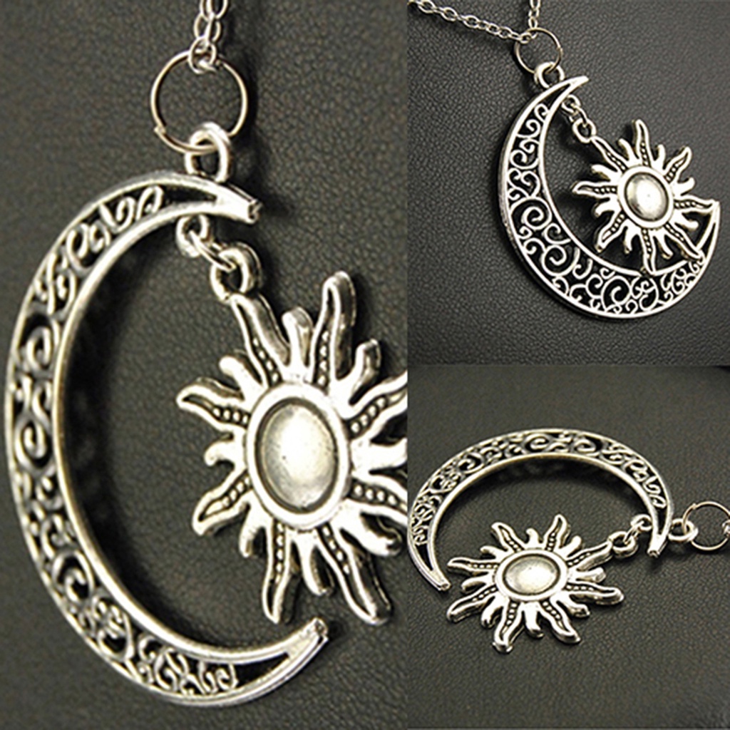 Dây chuyền hợp kim Unisex hình trăng sao