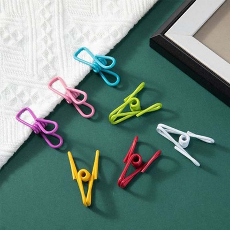 Kẹp kim loại đa chức năng màu sắc ngẫu nhiên