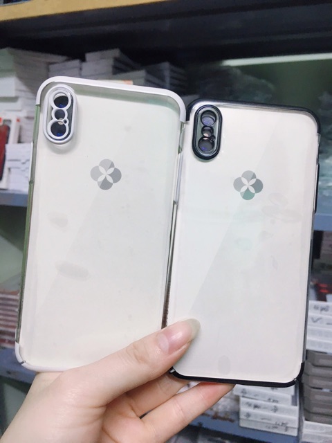 CHÍNH HÃNG TOTU , SALE ỐP TOTU LƯNG CỨNG TRONG VIỀN MÀU IPHONE X / XS