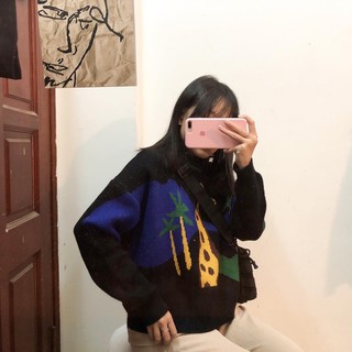 Áo len hoạ tiết
