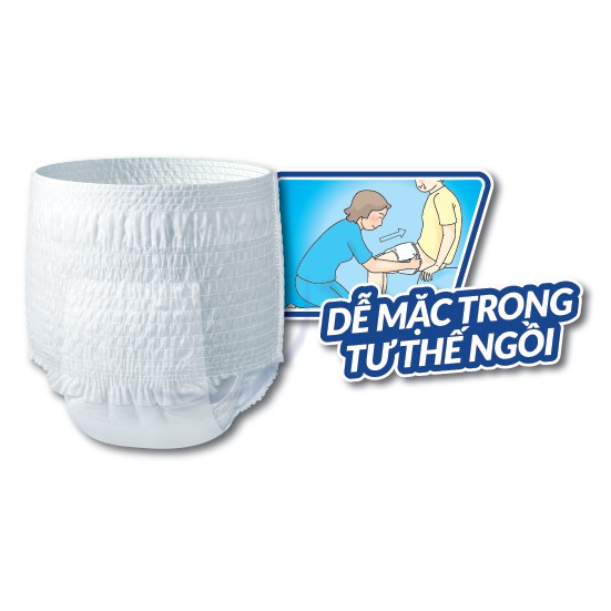 Set 2 miếng tã quần người lớn Sunmate M2/L2 mềm mại và khô thoáng