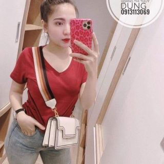 Áo phông nữ cổ tim