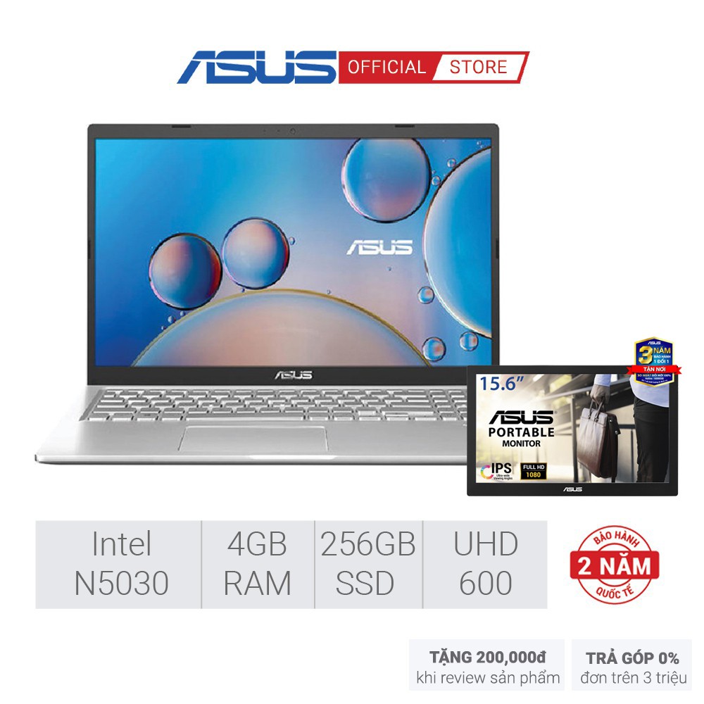Laptop Asus X415MA-BV088T Pentium N50304GB 256GB 14" Win 10