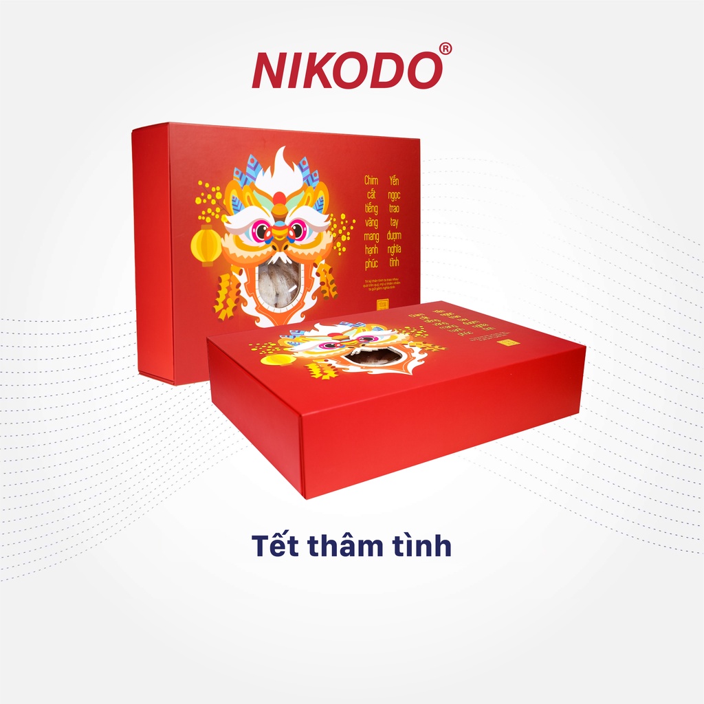 Hộp quà tặng yến sào sang trọng, cao cấp Nikodo cho gia đình, bạn bè, đối tác, khách hàng/Phụ kiện tinh chế yến
