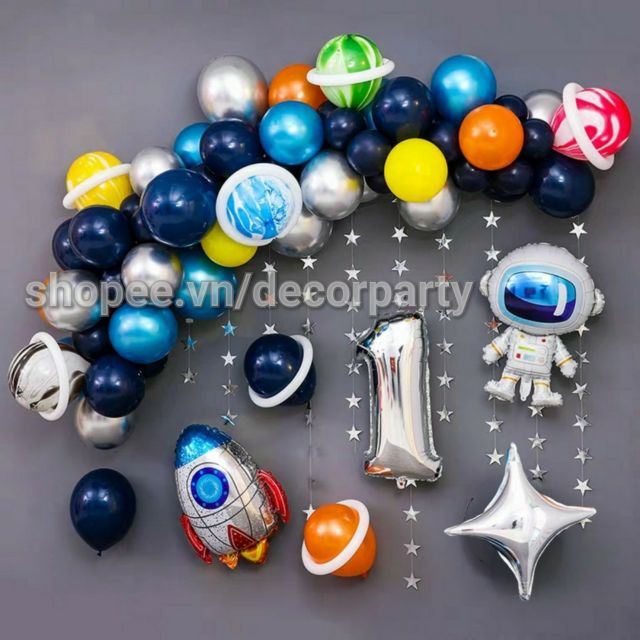 set bóng phi hành gia bé trai DC046