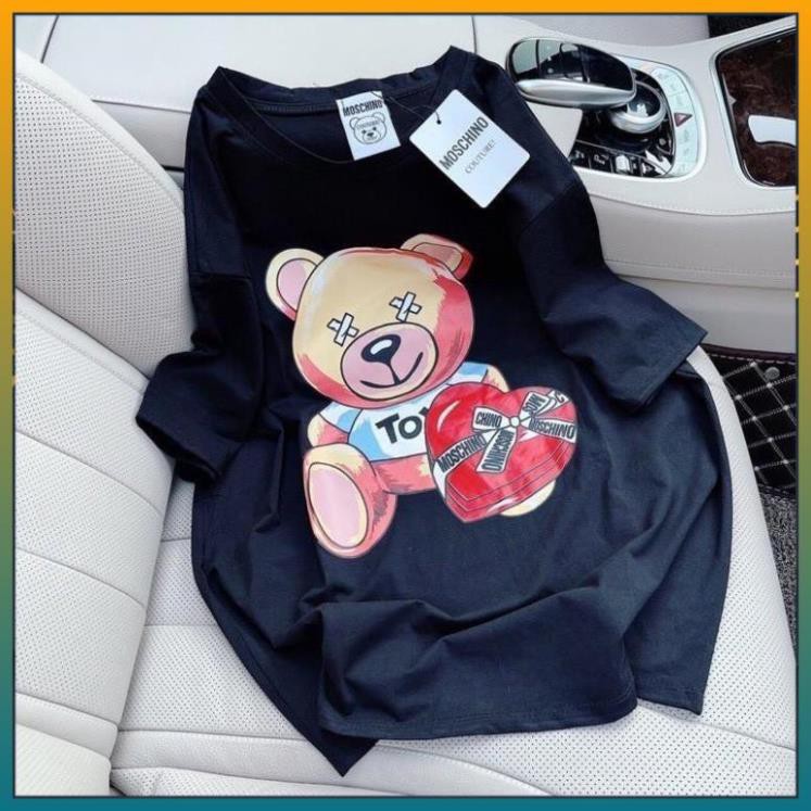 [FREE SHIP] Áo Phông Nữ,Áo Thun Nữ Tay Ngắn Hình Gấu Cute, Hình Gấu Đôi Chất Liệu Cotton Siêu Mát | BigBuy360 - bigbuy360.vn