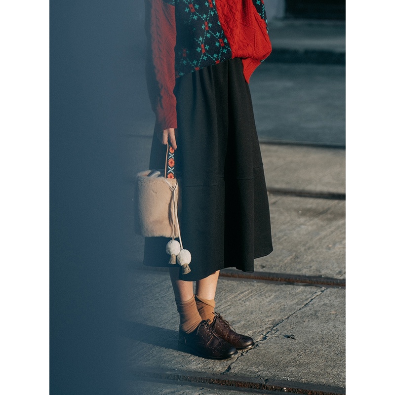 Chân váy boho dáng dài