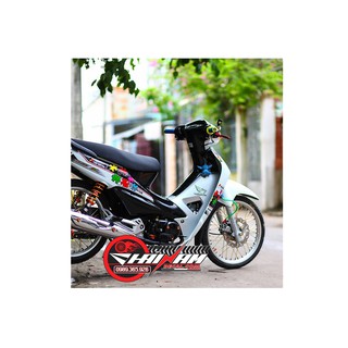 Tem Trùm Wave Alpha Trắng Phối Màu
