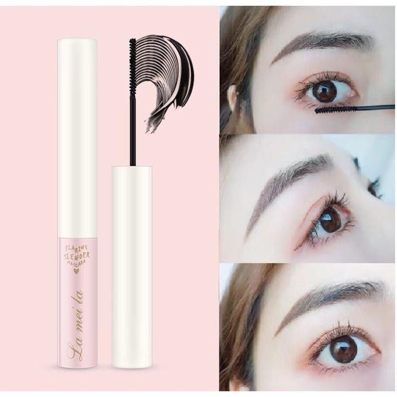 Mascara Lameila vỏ hồng, siêu mảnh tơi mi Lameila