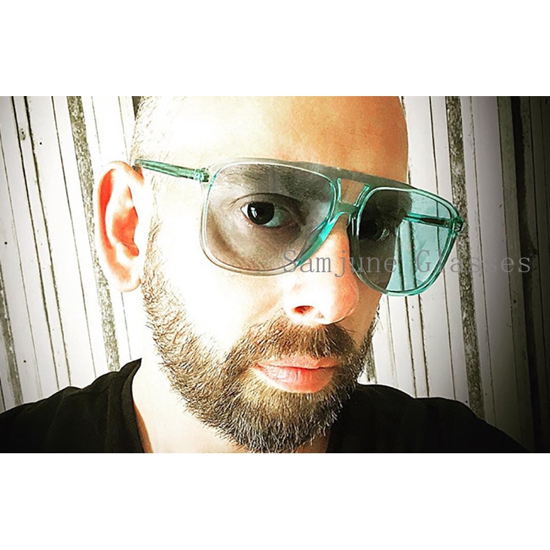 Kính Mát Samjune 5181 Gọng Vuông Cỡ Lớn Màu Kẹo Thời Trang Cổ Điển Cho Nam Nữ