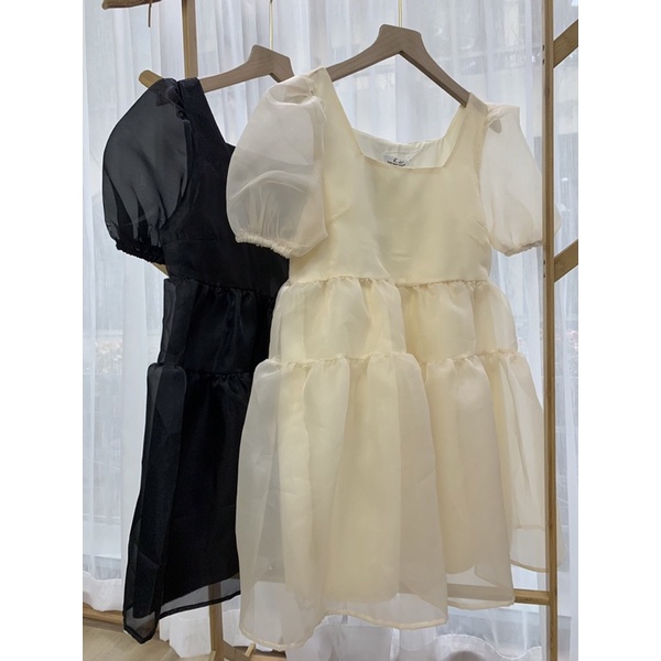 [Ảnh thật/ video ] Váy công chúa bồng bềnh đầm xoè kiểu dáng thiết kế tiểu thư