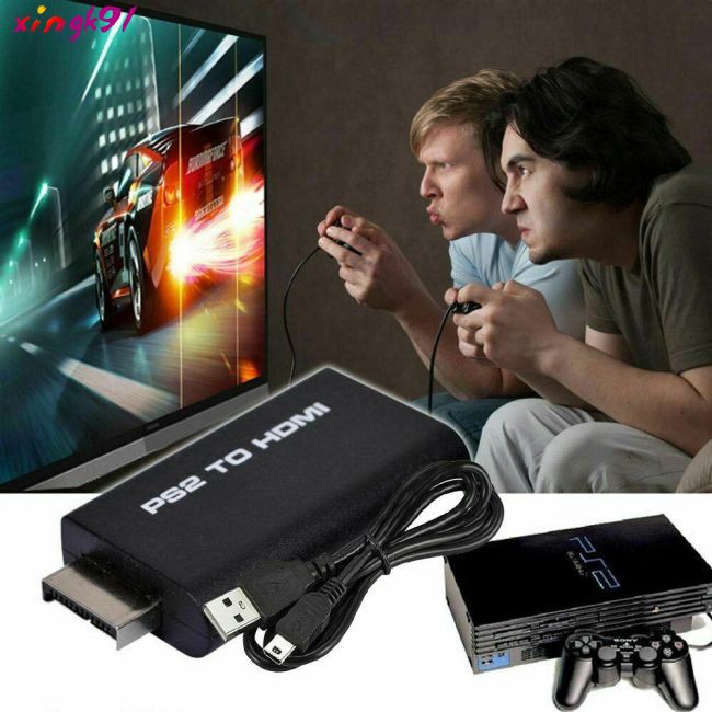 For Sony Playstation 2 PS2 to HDMI Converter Adapter Adaptor Cable HD