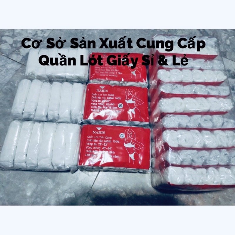 Set 6 Quần Lót Giấy Vãi Cotton Naris loại 1