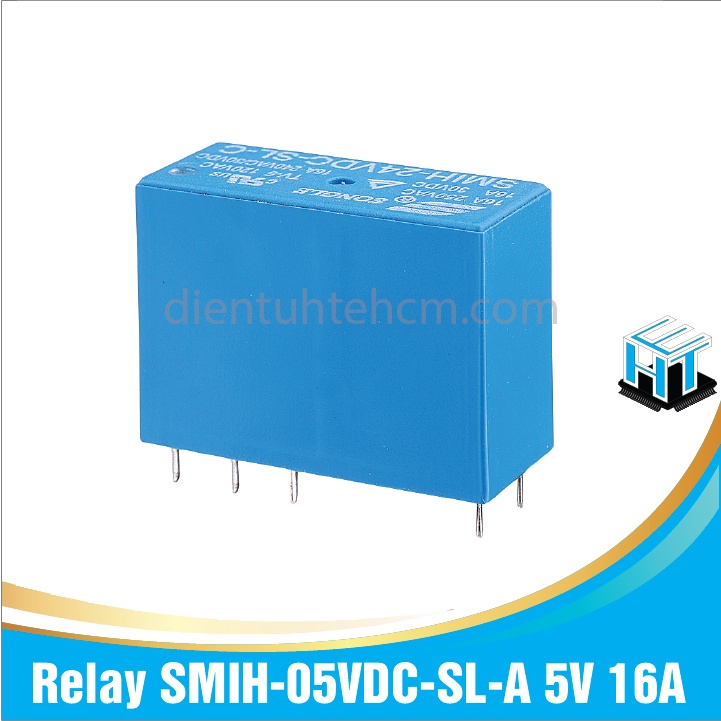 Relay SMIH-05VDC-SL-A 5V 16A loại 6 chân và loại 8 chân