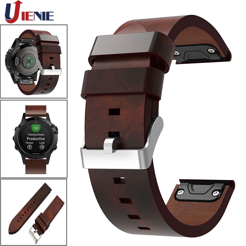 Dây đeo thay thế bằng da 22mm cho đồng hồ Garmin Fenix 5/5Plus/Forerunner 935 945