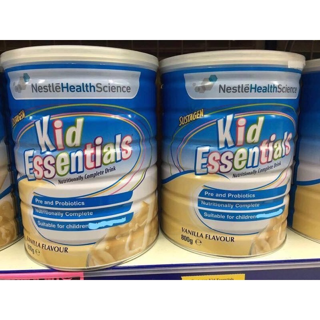 Sữa kid essentials tăng cân, phát triển chiều cao