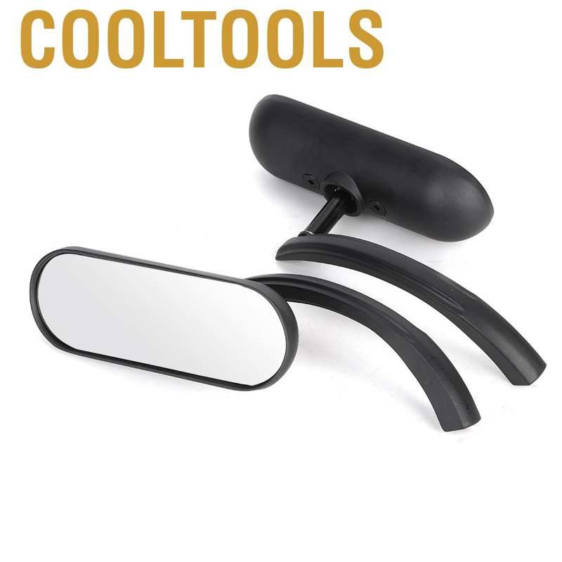 Set 2 gương chiếu hậu hình oval mini dành cho xe mô tô honda shadow 600 / 750 1100 ace