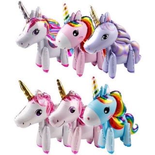 Bóng ngựa pony Unicorn trang trí sinh nhật 60 x 80cm