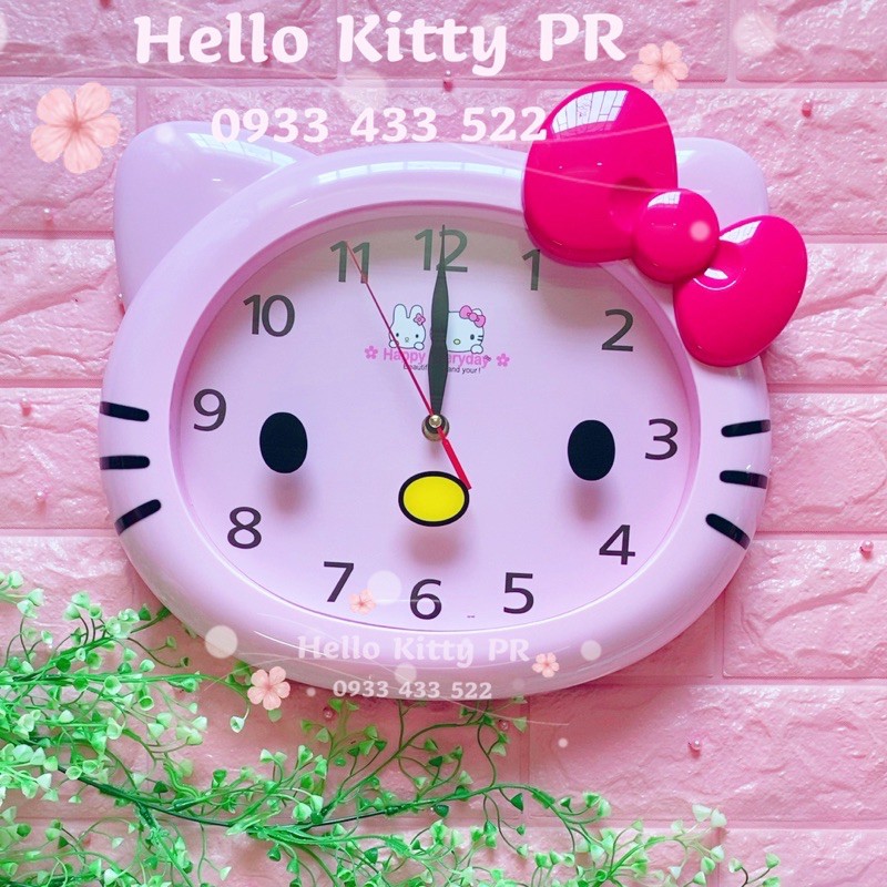 Đồng hồ treo tường Hello Kitty