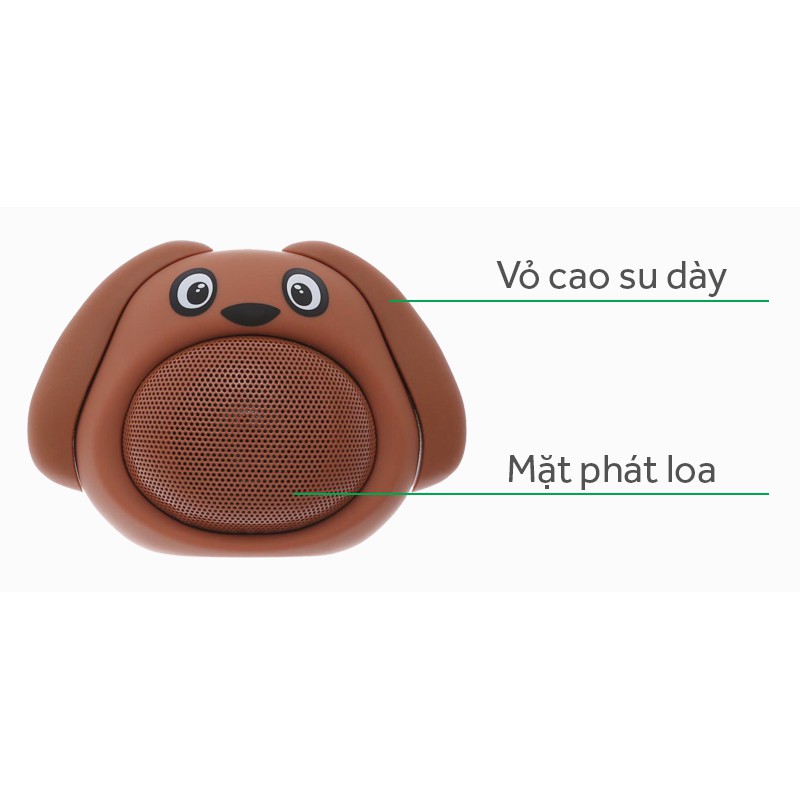 Loa Bluetooth iCutes MB-M818 Cún/MB-M916 Cú Đen (INBOX ĐẶT HÀNG)