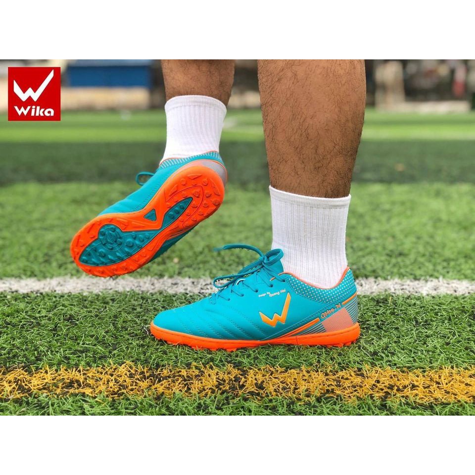 Giày Đá Bóng Wika QH19-NEO Chính Hãng, Giày Đá Banh Sân Cỏ Nhân Tạo Khâu Full Đế Bảo Hành 3 Tháng
