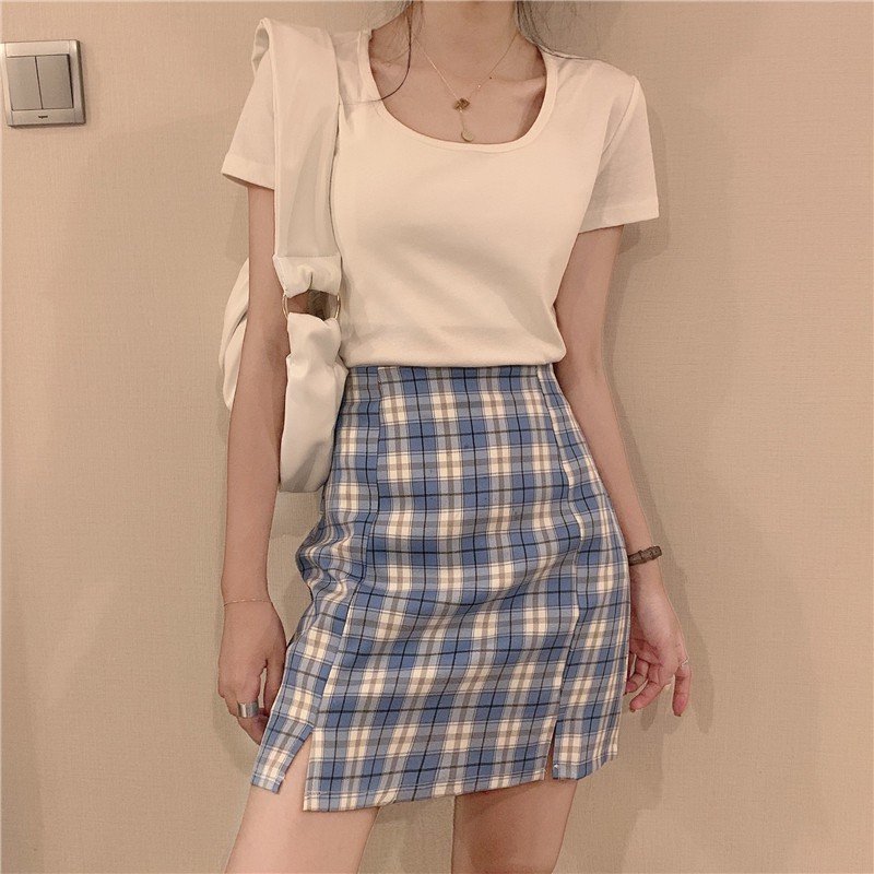 Chân váy kẻ 7 màu | BigBuy360 - bigbuy360.vn