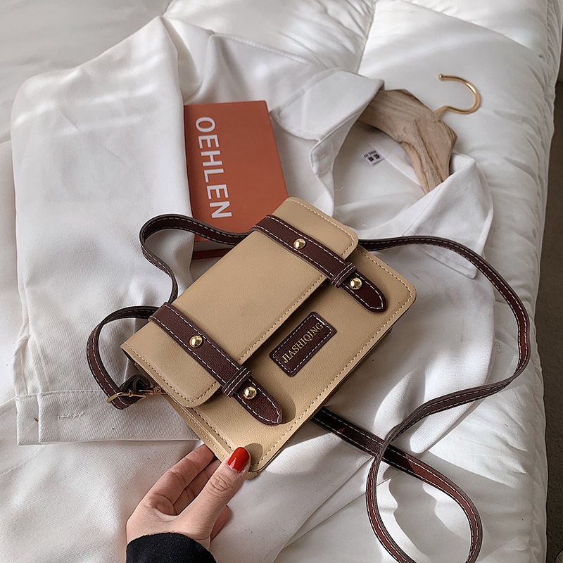 Túi Xách Đeo Vai Hình Vuông Cỡ Nhỏ Phong Cách Cổ Điển Thời Trang Mùa Xuân Dành Cho Nữ 2022