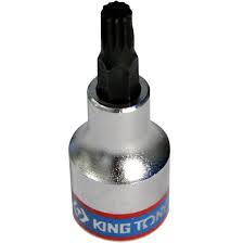 Đầu tuýp Kingtony 1/2 inch bit hình sao 12 cạnh dài 60mm M6 - M14 - 402606 -402614