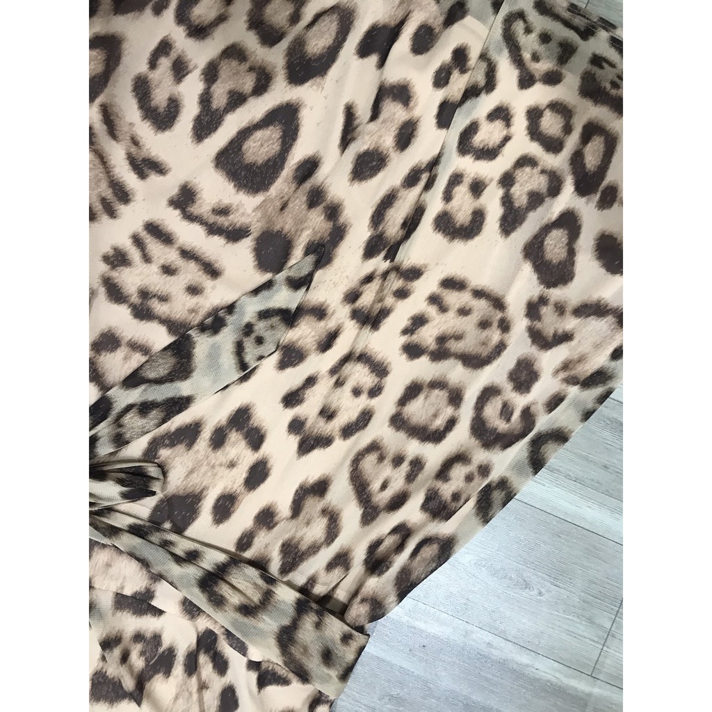 Đầm Sandra da beo vnxk