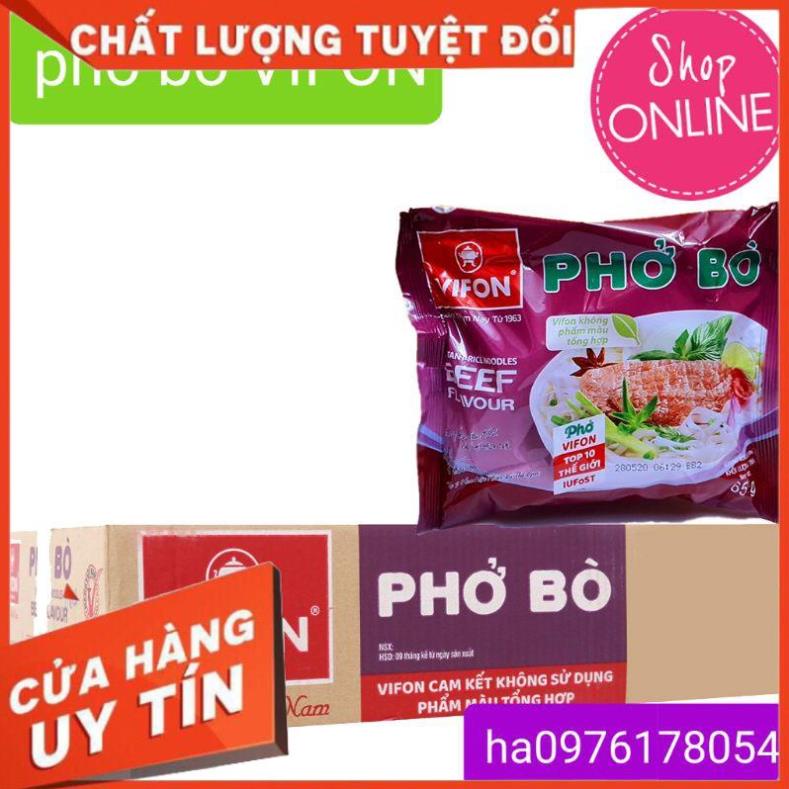 Phở bò Vifon - thùng 30 gói × 65gram