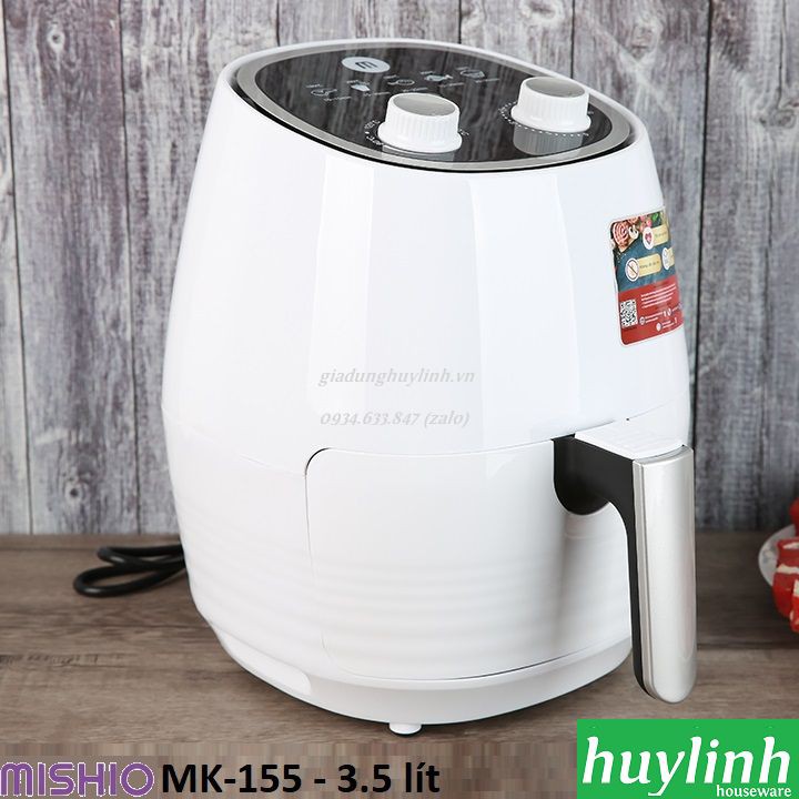 Nồi chiên không dầu Mishio MK-155 - 3.5 lít