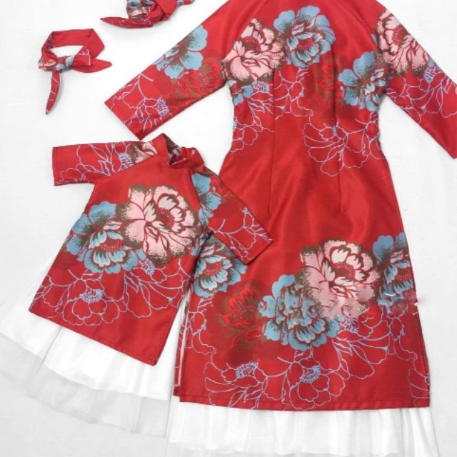 Áo dài cho mẹ và bé
