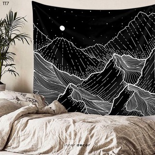 Vải nền trang trí treo tường phòng ngủ chủ đề thiên nhiên