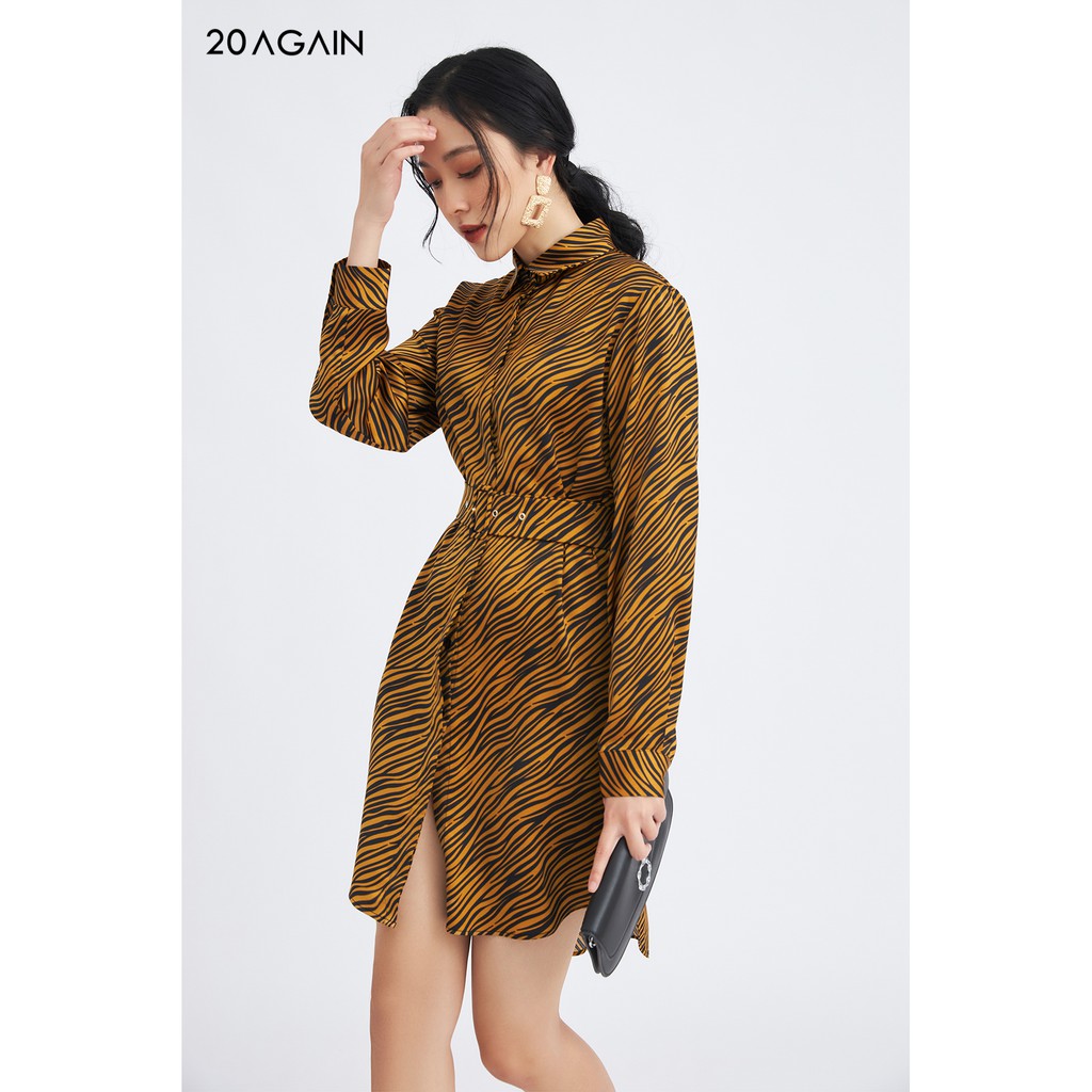 Đầm suông dài tay cổ đức - 20 Again - DXC0045