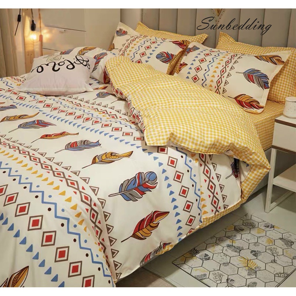 bo chan ga goi,Cotton POLY THỔ CẨM, cotton, ga nệm, chăn ga, cotton poly- bộ chăn ga gối /ga giường/drap giường